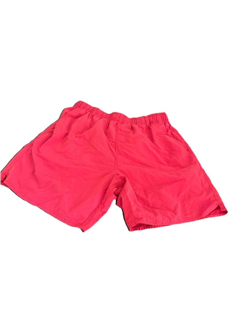 Aftco Shorts Mens Size Large Red Nylon Swim Trunks Mesh Lined